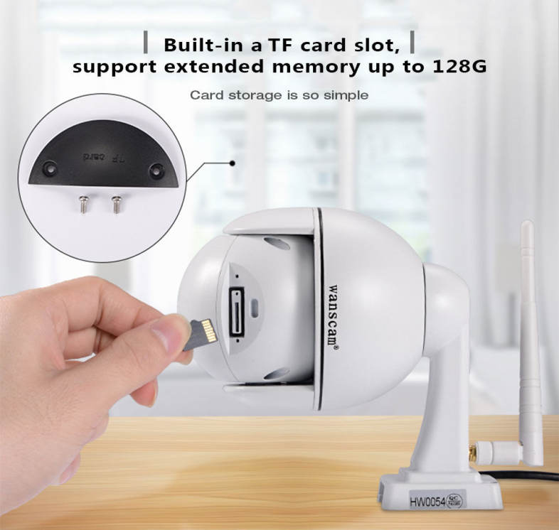 WANSCAM HW0054 1080P 2.0MP WiFi IP Camera Wireless Security Surveillance CCTV ONVIF / P2P / Motion Detection 