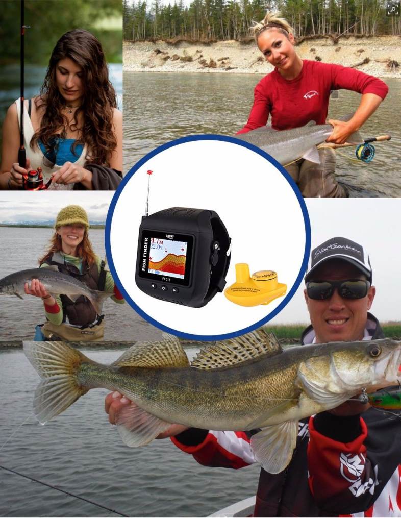 FF518 Wireless Sonar Watch Type Fish Finder Portable Echo Fishing Sounder