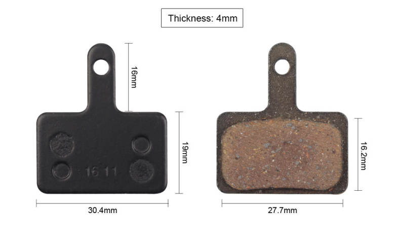 Mountain Bike Disc Brake Pad Cycling Bicycle Resin Friction Film