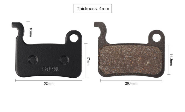 Mountain Bike Bicycle Disc Brake Pad Cycling Resin Friction Film