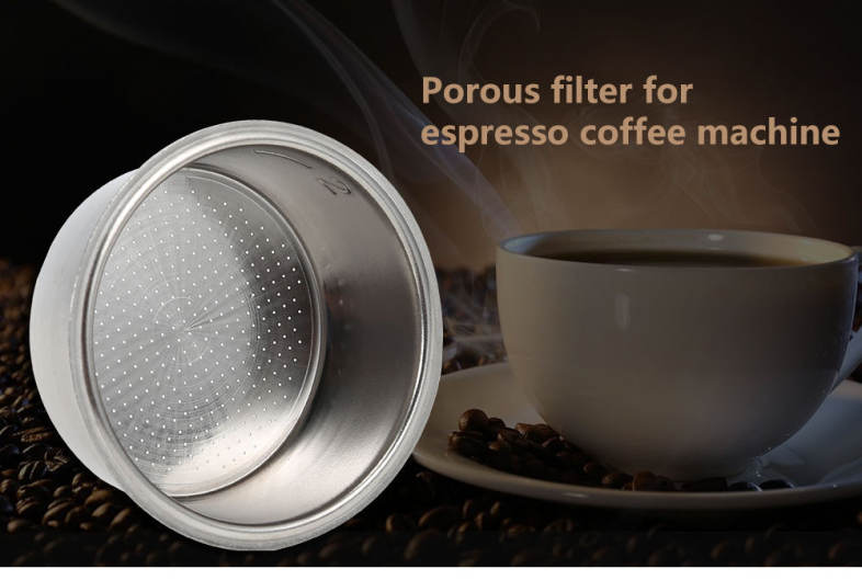 Gustino Stainless Steel Porous Filter for Coffee Maker