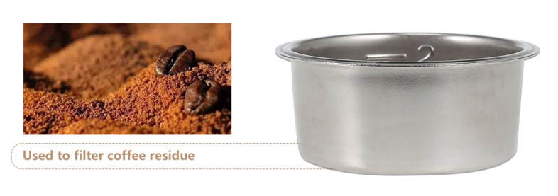 Gustino Stainless Steel Porous Filter for Coffee Maker