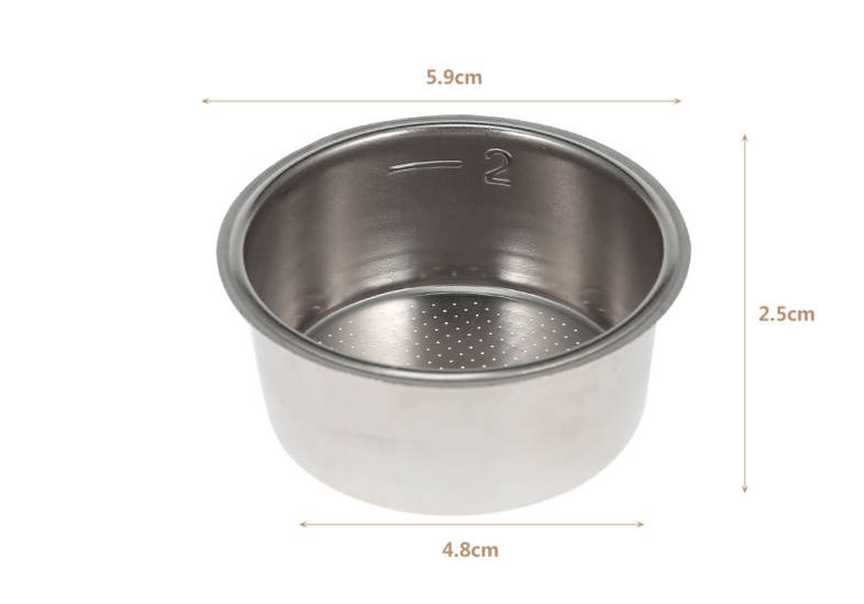 Gustino Stainless Steel Porous Filter for Coffee Maker