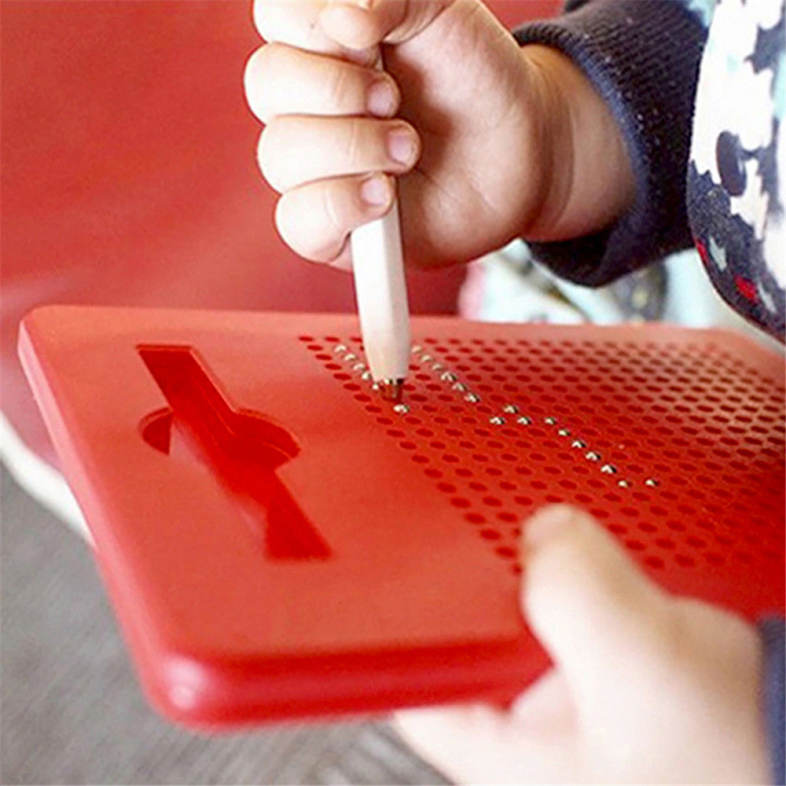 Magnetic Ball Sketch Pad Tablet Kids Drawing Board Children Toy