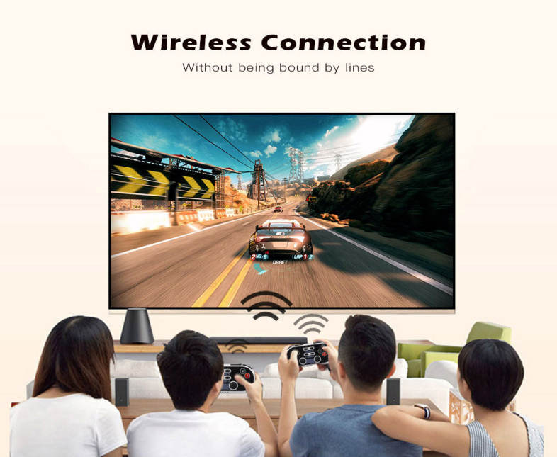 NS02 Classic Game Controller Wireless Mini Pad with Sleep Mode
