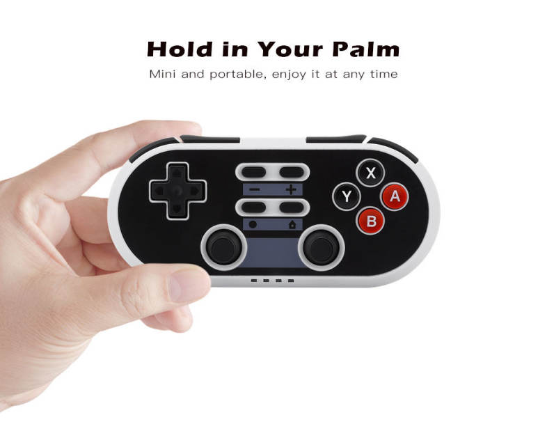 NS02 Classic Game Controller Wireless Mini Pad with Sleep Mode
