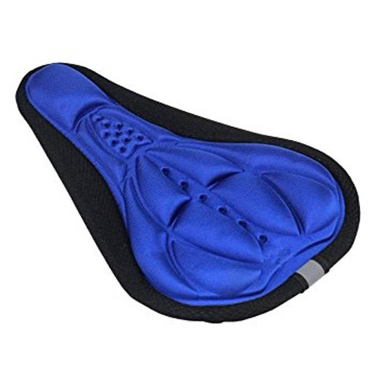 Gel Bike Seat Soft Anti-Slip Gel Bicycle Cover Bicycle Saddle Cushion for Mountain Biking Cycling Exercise