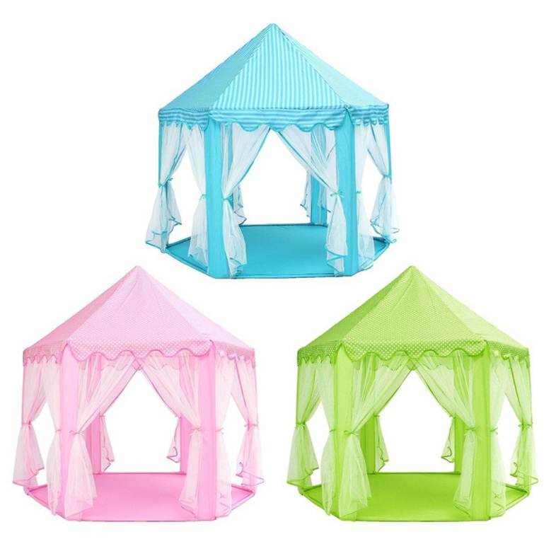 140x135cm Large Princess Castle Tulle Children House Game Selling Play Tent Yurt Creative