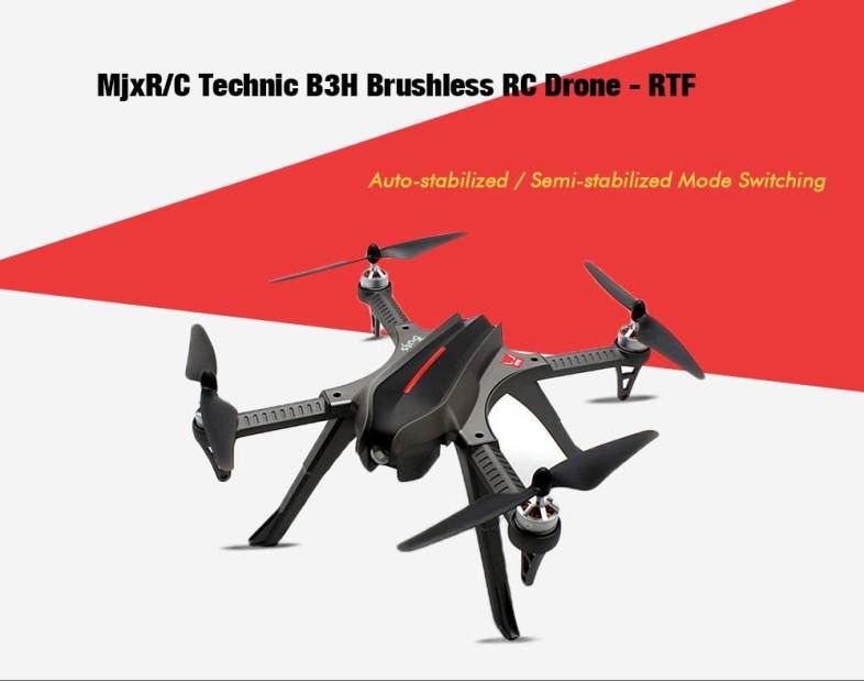 MjxR/C Technic B3H Brushless RC Drone RTF Auto-stabilized / Semi-stabilized Mode Switching / 360 Degree Flip
