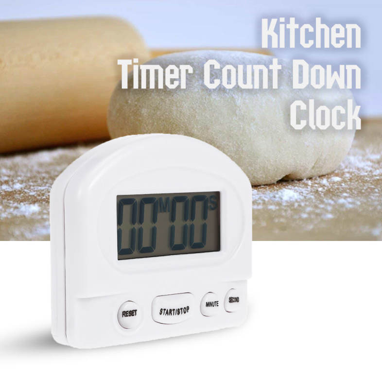 LCD Digital Kitchen Timer Alarm Clock