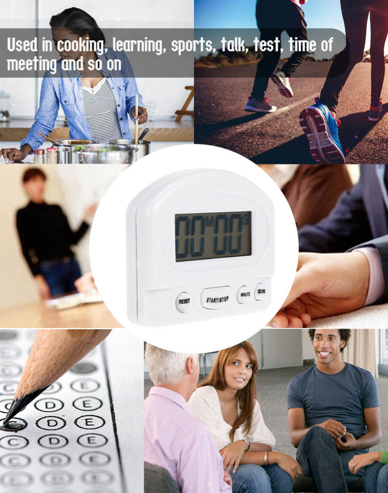 LCD Digital Kitchen Timer Alarm Clock