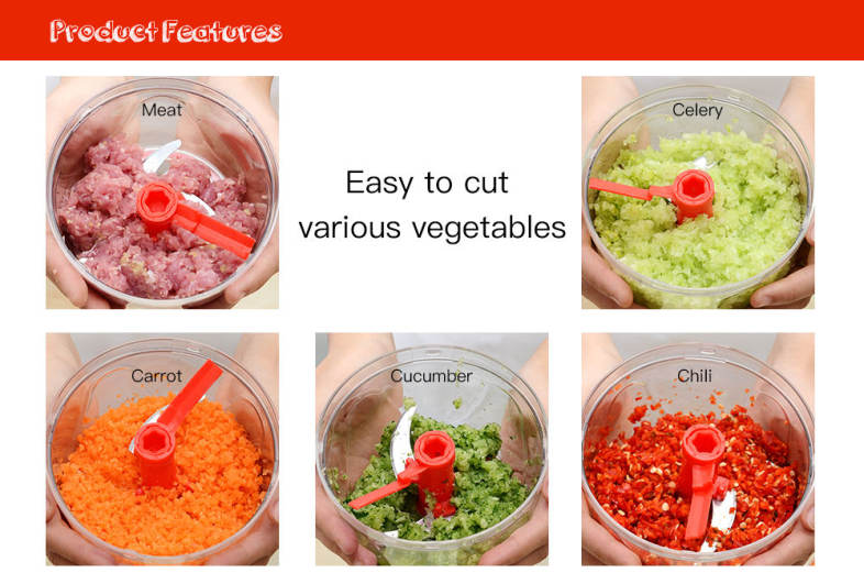 Multifunctional Manual Vegetable Slicer Fruit Meat Cutting Machine