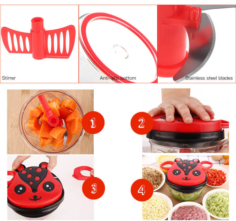 Multifunctional Manual Vegetable Slicer Fruit Meat Cutting Machine