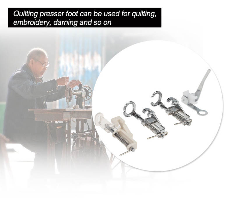 Sewing Machine Accessories Quilting Presser Foot 4PCS