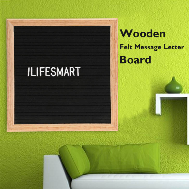 Household Wooden Felt Message Letter Board