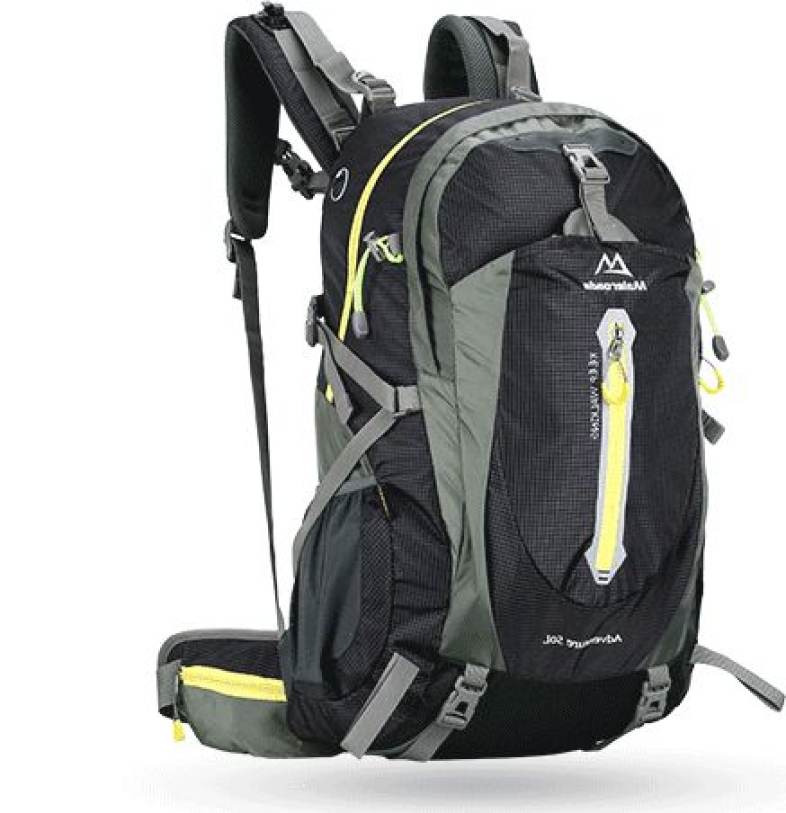 Maleroads 50L Outdoor Sports Backpack Hiking Camping Water Resistant Nylon Bike Rucksack Bag