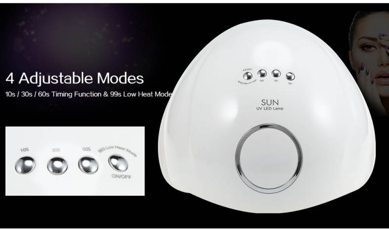 48W 2-in-1 LED / UV Nail Lamp Manicure Equipment