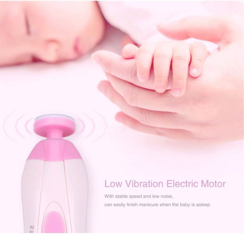 GoryeoBaby Electric Baby Nail Grinder Pen Type Kids Toenail Polish Set Grinding Machine