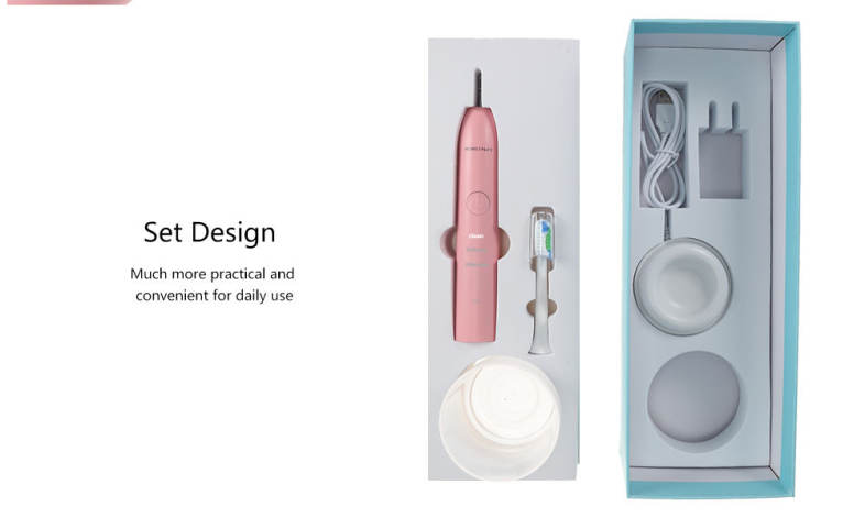 NST001 Rechargeable Sonic Electric Toothbrush with Adjustable Modes for Adults