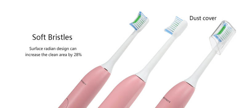 NST001 Rechargeable Sonic Electric Toothbrush with Adjustable Modes for Adults