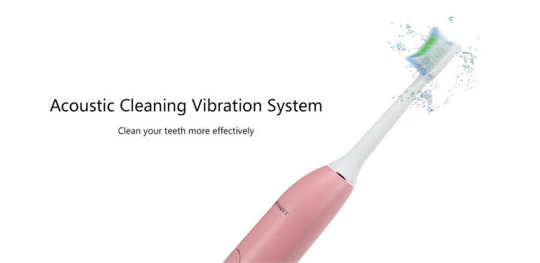 NST001 Rechargeable Sonic Electric Toothbrush with Adjustable Modes for Adults