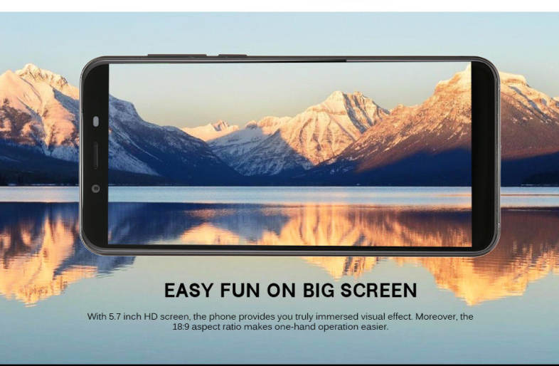 QUBO Juno 4G Phablet 5.7 inch Android 7.0 MT6750T 1.5GHz Octa Core 4GB RAM 32GB ROM Dual Rear Cameras