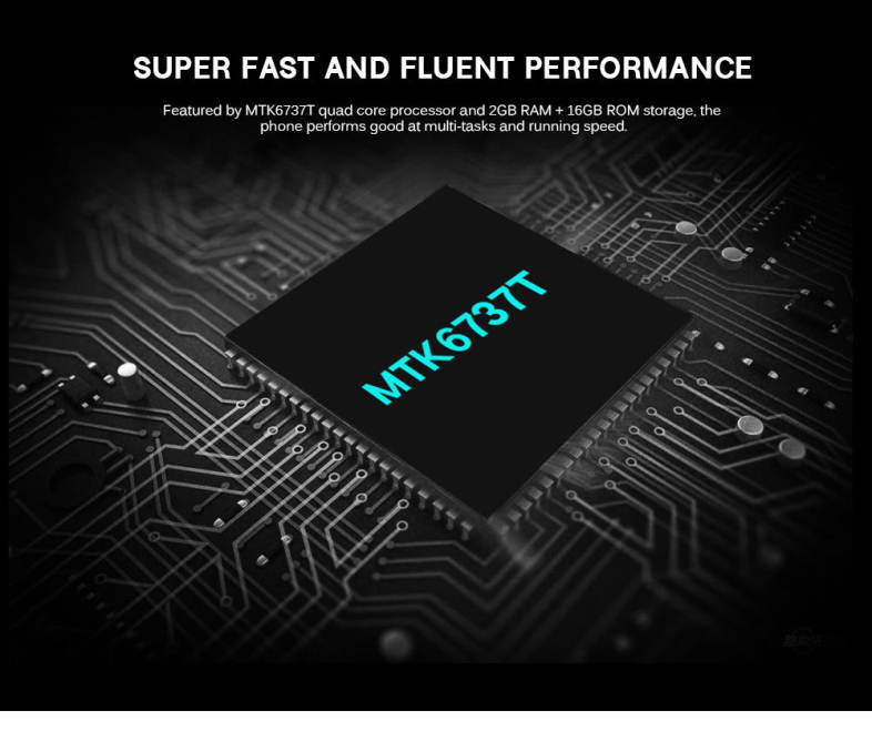 QUBO Neptuno 4G Smartphone 5.0 inch Android 7.0 MTK6737T Quad Core 1.45GHz 2GB RAM 16GB ROM OTG Function