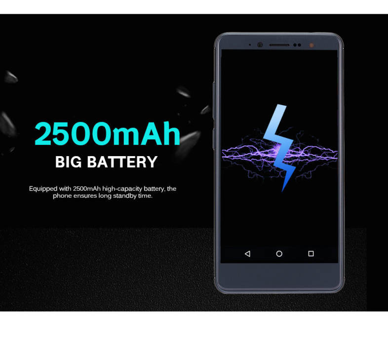 QUBO Neptuno 4G Smartphone 5.0 inch Android 7.0 MTK6737T Quad Core 1.45GHz 2GB RAM 16GB ROM OTG Function