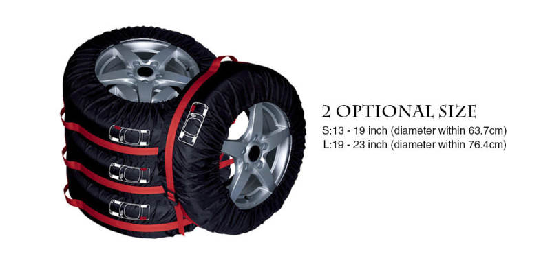 Universal Tire Cover Car Tires Storage Bag Vehicle Wheel Protector 4pcs