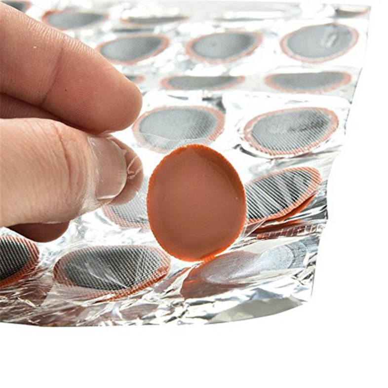 Motor Bicycle Tyre Tire Inner Tube Puncture Rubber Patches Repair Kit
