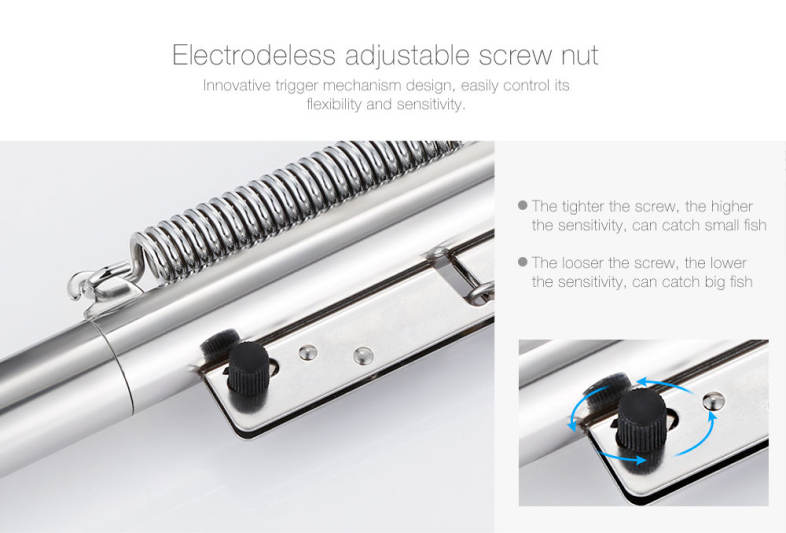 Outlife Automatic Fishing Rod Holder Stainless Steel Fish Bracket with High Strength Spring