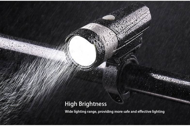 WHEELUP Bicycle Front Rear Light USB Charging Mountain Bike Headlight Taillight Accessories