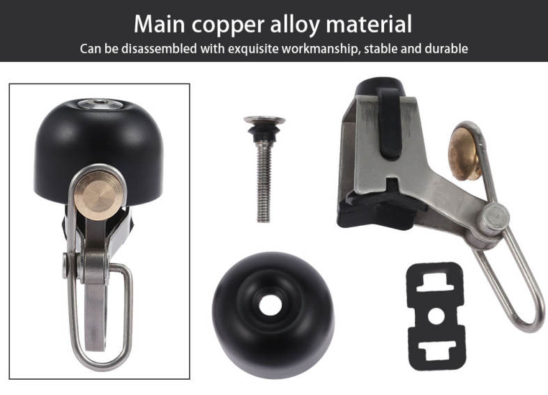 Mini Bicycle Bike Bell Copper Alloy Riding Cycling Accessory