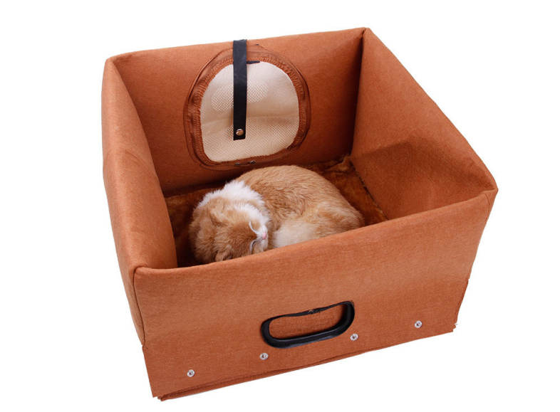 Felt Soft Cat Dog Bed House Pet Sleeping Bag