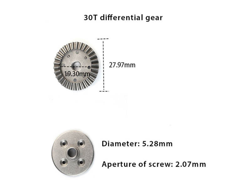 Metal Gear for WLtoys 12428 / 12428 - A / 12428 - B / 12428 - C / 12423 RC Car 2 Sets