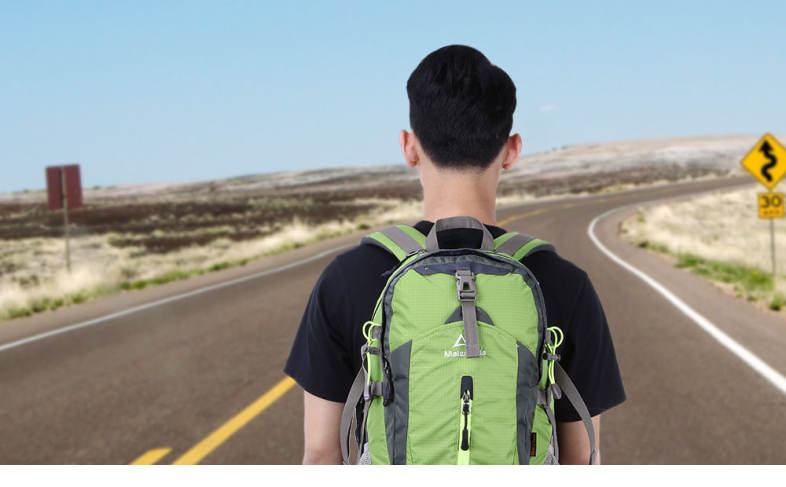 MALEROADS Unisex Hiking Backpack for Travel Camping Water resistant Multifunctional Bag