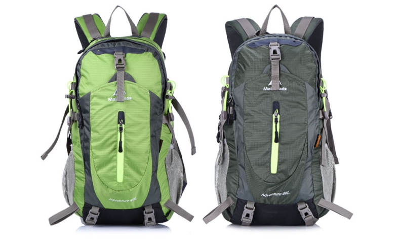 MALEROADS Unisex Hiking Backpack for Travel Camping Water resistant Multifunctional Bag