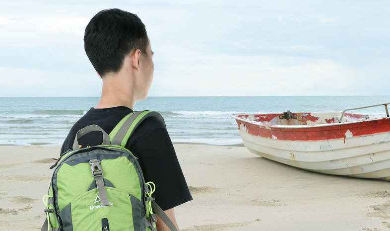 MALEROADS Unisex Hiking Backpack for Travel Camping Water resistant Multifunctional Bag