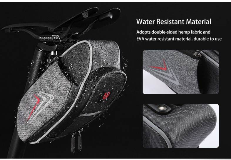 WHEELUP Bicycle Saddle Bottle Bag Seat Rear Tail Pouch Bike Accessory
