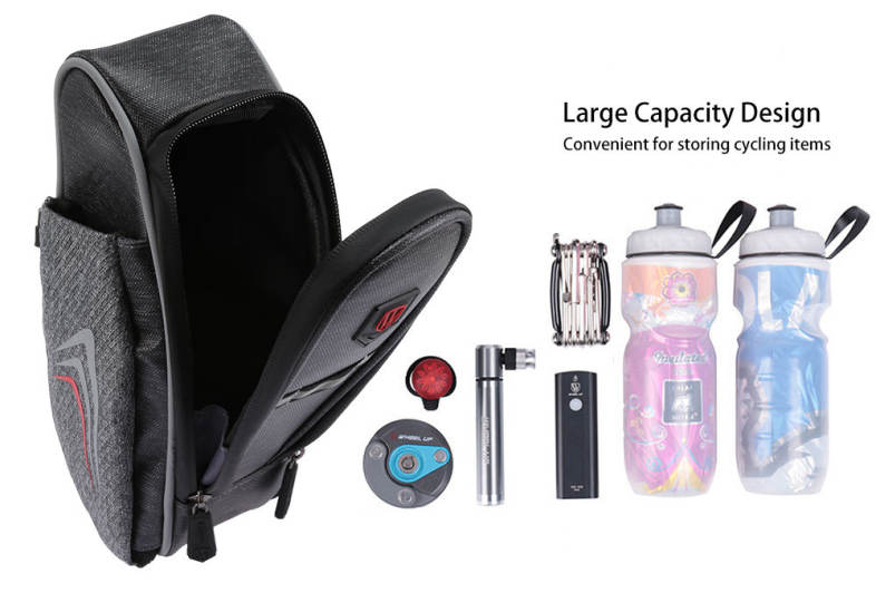 WHEELUP Bicycle Saddle Bottle Bag Seat Rear Tail Pouch Bike Accessory