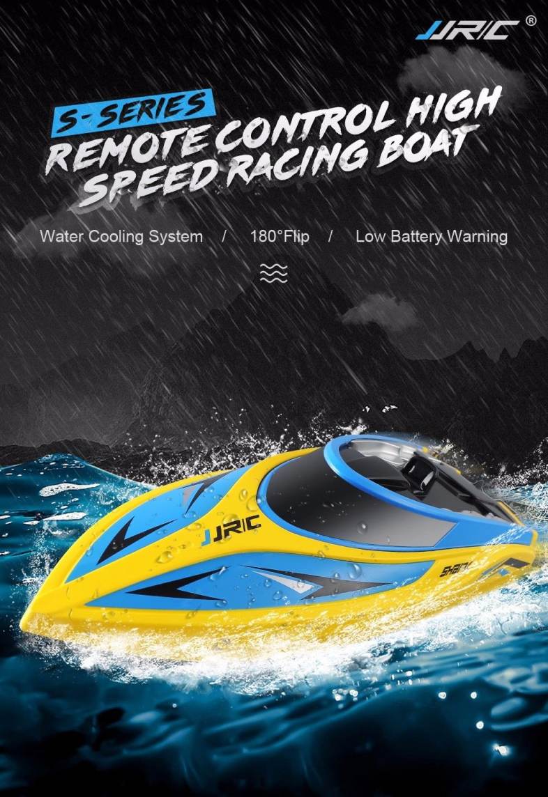 JJRC S2 Waterproof Turnover Reset Water Cooling High Speed 25km/h RC Boat