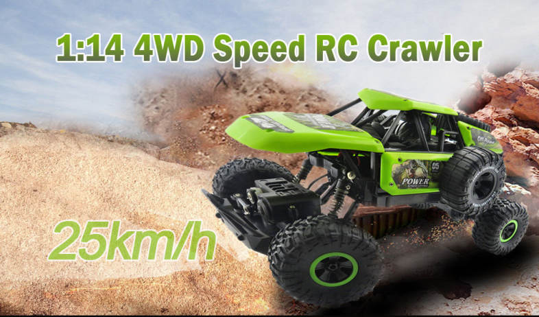 Flytec SL - 135A 1/14 2.4GHz 25km/h Independent Suspension Spring Off Road Vehicle RC Crawler Car