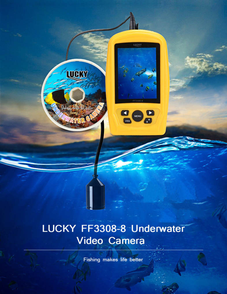 LUCKY FF3308 - 8 Underwater Video Camera Fish Finder Infrared Night Vision