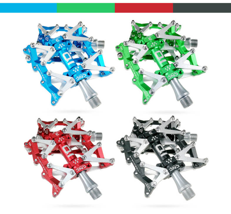 Shanmashi Q1 Mountain Bike Bearing Pedal Non-slip Road Bicycle Foot Plate for Riding Activities
