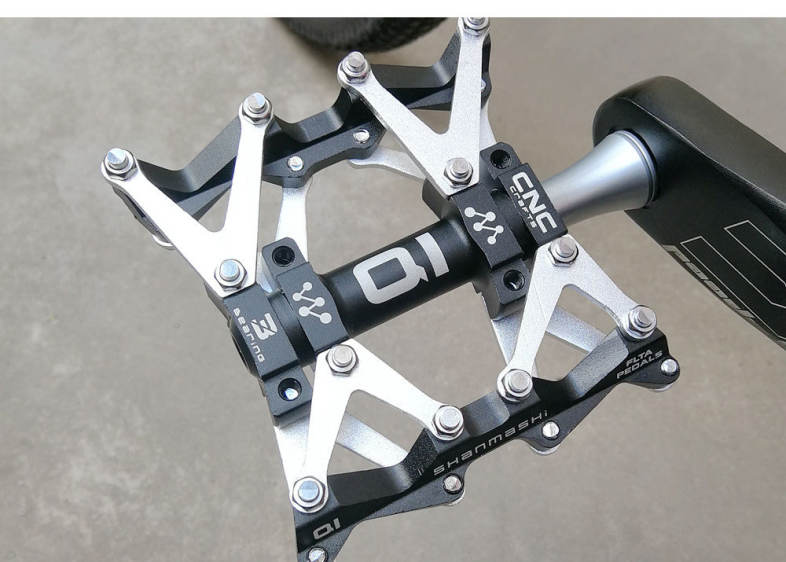 Shanmashi Q1 Mountain Bike Bearing Pedal Non-slip Road Bicycle Foot Plate for Riding Activities