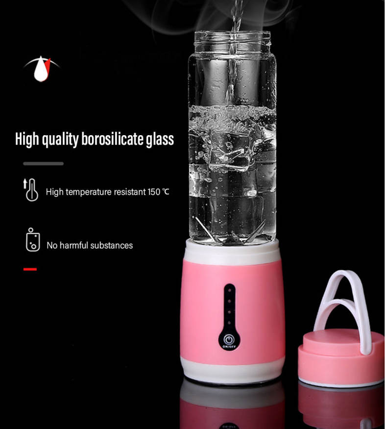 Multifunctional USB Charge Electric Juicer Cup Fruit Extractor (YELLOW GREEN) Interiorbot