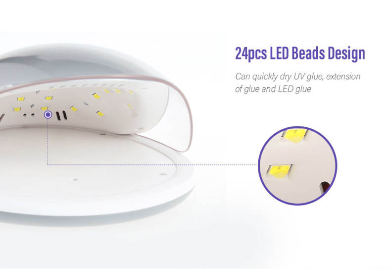 36W UV / LED Lamp Nail Dryer Intelligent Induction Manicure Therapy Machine