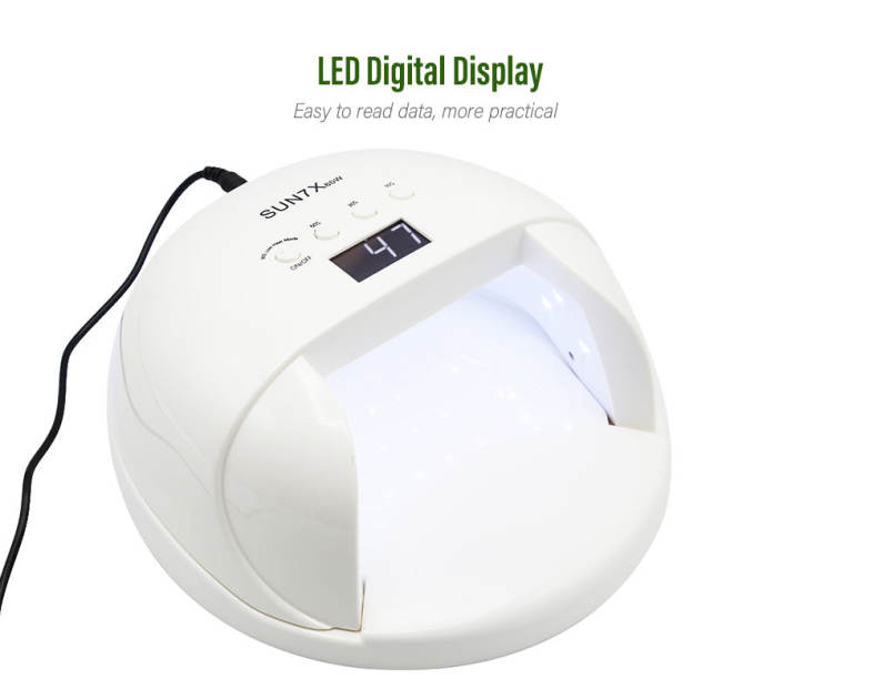 60W UV / LED Nail Lamp Intelligent Induction Manicure Therapy Machine