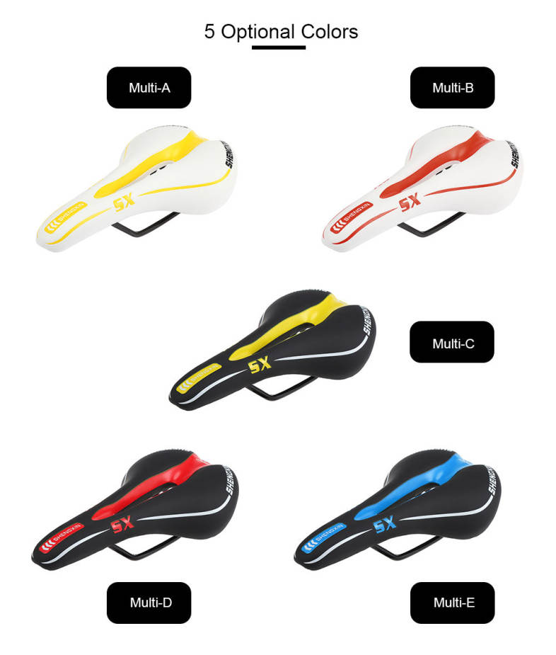 SHENGXIN Bicycle Seat Saddle Mountain Bike Cushion Cycling Accessory