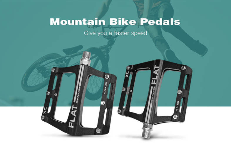 Shanmashi 0.1PLUS Aluminium Alloy Mountain Bike Pedals High-strength Non-slip Surface